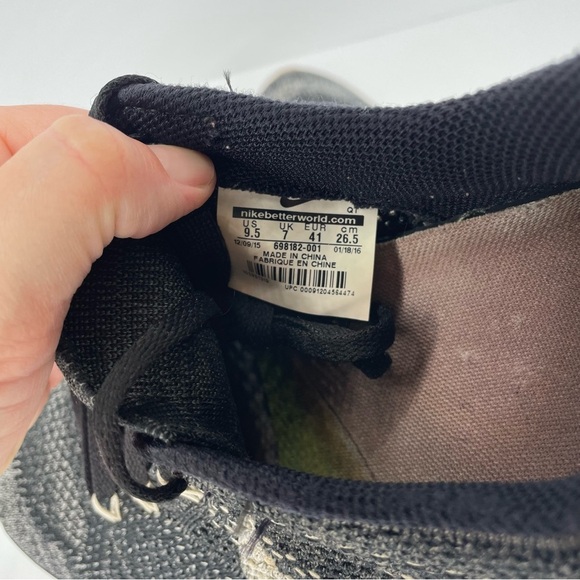 Nike Lunar Flyknit 3 Running Shoes Oreo Black White 698182-001 Womens Size 9.5 - Picture 8 of 14
